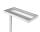 Alco LED-Stehleuchte 9080-1 Aluminium mit Metallfuß 60W silber