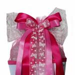 Roth LED-Schleife "Pink Glamour", ca. 50x23 cm, 100 Polyester