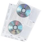Durable CD Hülle A4 tr 5St für 4 CDs, Universallochung