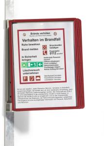 Durable Sichttafelsystem A4 rt 5tlg magnetisch VARIO MAGNET WALL