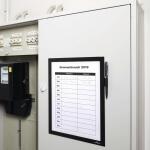 Durable Info-Rahmen A4 sw magnetisch DURAFRAME® direkt beschriftbar