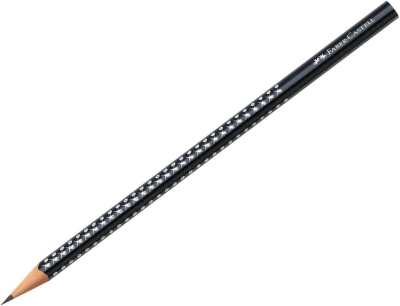 Faber Castell Bleistift Sparkle B metallic schwarz