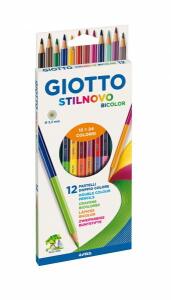 Farbstiftetui 12ST Stilnovo GIOTTO F256900 K12 Bicolor