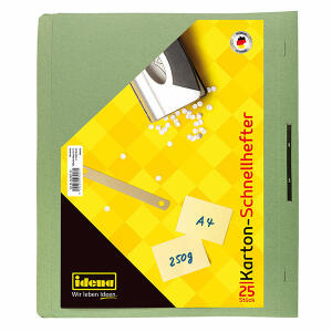 Kartonschnellhefter grün