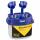 Idena Wasserbox mit 2 Tanks blau - Duo Pinselbecher mit 2 Tanks mit Deckel