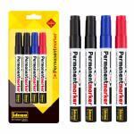 Idena 515039 - Permanentmarker, 4 Stück,...