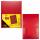 Idena 10378 - Gummizugmappe DIN A3, PP, transluzent rot