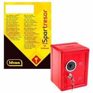 Idena Spartresor rot 120x100x160mm - Metall