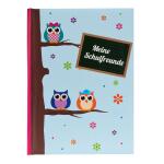 Goldbuch Freundebuch Eule