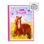 Goldbuch Freundebuch Pferdeliebe 3D