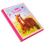 Goldbuch Freundebuch Pferdeliebe 3D