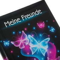 Goldbuch Freundebuch Schmetterling