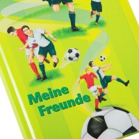 Goldbuch Freundebuch Fußballer