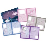 Goldbuch Freundebuch Unicorn