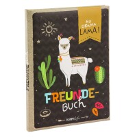 Goldbuch Freundebuch HAPPYlife Lama