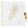 Goldbuch Tagebuch / diary Flora Feather Kunstdruck mit Relief Goldprägung mit Schloss 17x17x2cm