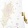 Goldbuch Tagebuch / diary Flora Feather Kunstdruck mit Relief Goldprägung mit Schloss 17x17x2cm