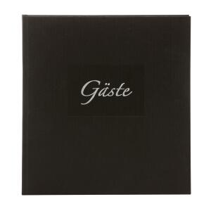 Goldbuch Gästebuch Seda schwarz