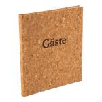 Goldbuch Gästebuch Kork