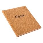 Goldbuch Gästebuch Kork