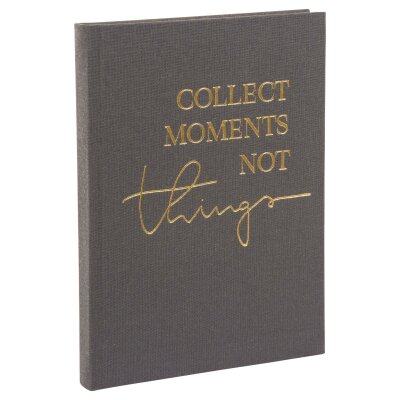 Goldbuch Notizbuch Collect Moments collect moments not things