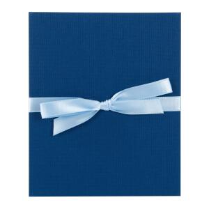 Goldbuch Leporello Linum blau