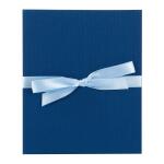 Goldbuch Leporello Linum blau