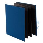 Goldbuch Leporello Linum blau