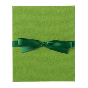 Goldbuch Leporello Linum grün 19x15,5x0,8cm