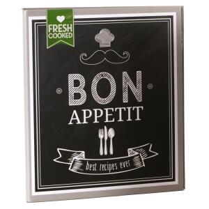 Goldbuch Rezeptordner Bon Appetit grau