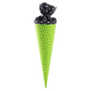 Goldbuch Schultüte 35cm Stoff grün