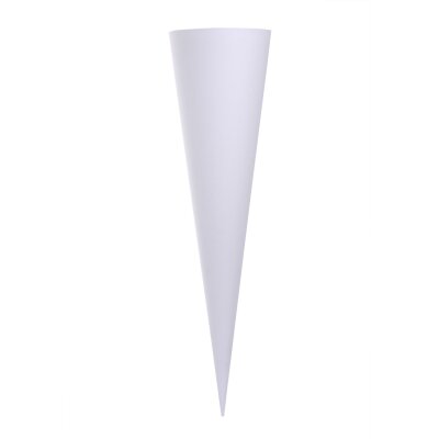 Goldbuch Bastelschultüte 70cm ohne Filzverschluss weiß