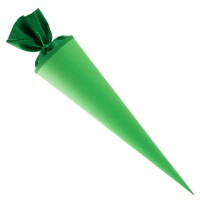 Goldbuch Bastelschultüte 70cm mit farbigem Filzverschluss grün