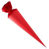 Goldbuch Bastelschultüte 70cm mit farbigem Filzverschluss rot
