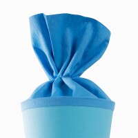 Goldbuch Bastelschultüte 70cm mit farbigem Filzverschluss hellblau