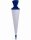 Goldbuch Bastelschultüte 70cm weiß mit farbigem Filzverschluss & Spitze blau
