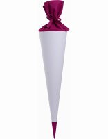 Goldbuch Bastelschultüte 70cm weiß mit...
