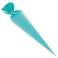 Goldbuch Bastelschultüte 70cm mit farbigem Filzverschluss eisblau