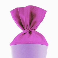 Goldbuch Bastelschultüte 70cm mit farbigem Filzverschluss lila