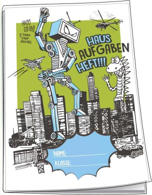 Trötsch Hausaufgabenheft Roboter