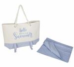 Strandtasche mit Tuch Hello Summer 53x40x12cm, - Tuch:...