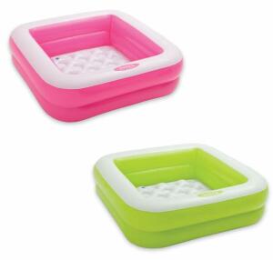 Baby Pool Play Box 2f. sort. 85x85x23cm
