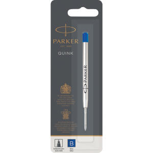 Parker Kugelschreibermine QUINK - dokumentenecht, B, blau