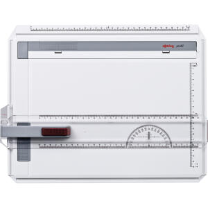 Rotring Zeichenplatte Profil, A4, schlagfester Kunststoff, hellgrau