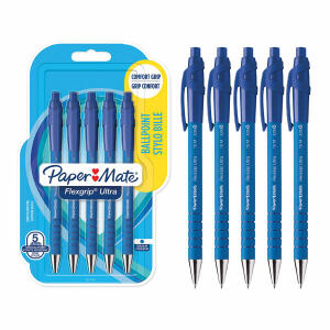 PAPER MATE®  FlexGrip ULTRA RT - 5er Blister M Blau