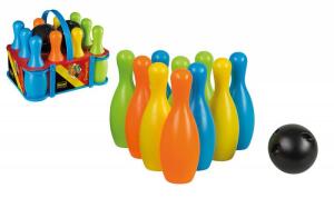 Idena Kegelspiel Set 10 Kegel + 2 Kugeln