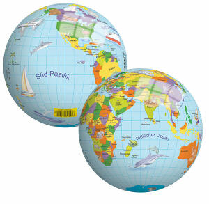 Spielball Globus 9" 23 cm