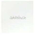 Güss Gästebuch 80 S. Hardcover weiß 20x20cm