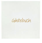 Güss Gästebuch 80 S. Hardcover elfenbein 20x20cm