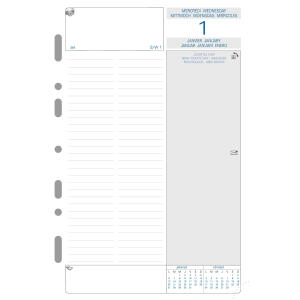 Exacompta 2025 Exacompta Kalender 1 Tag pro Seite 1 Jahr